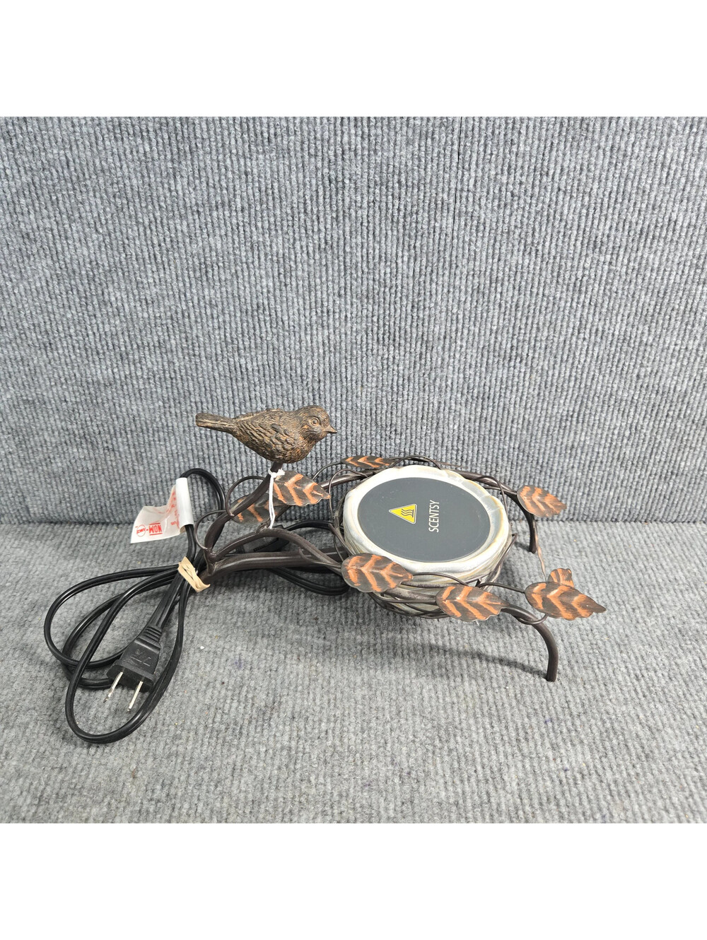 Metal Scentsy Bird Warmer Decorative Electric Wax Warmer